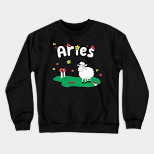 ZODIAC Aries T-Shirt Crewneck Sweatshirt